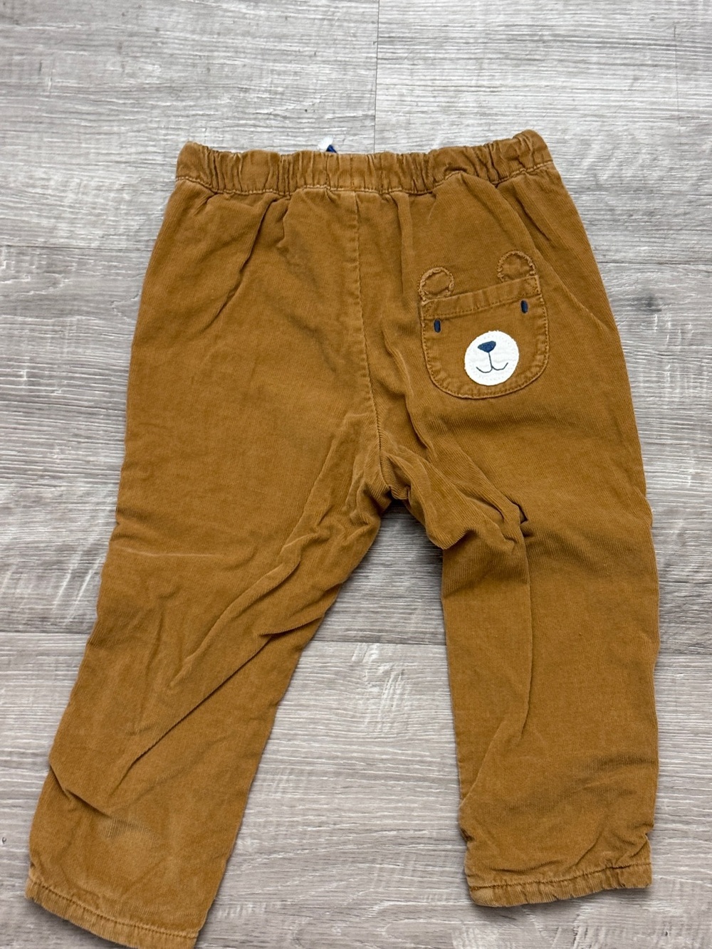 Mini Boden 2-3Y Corduroy Pull-On Pants in Brown